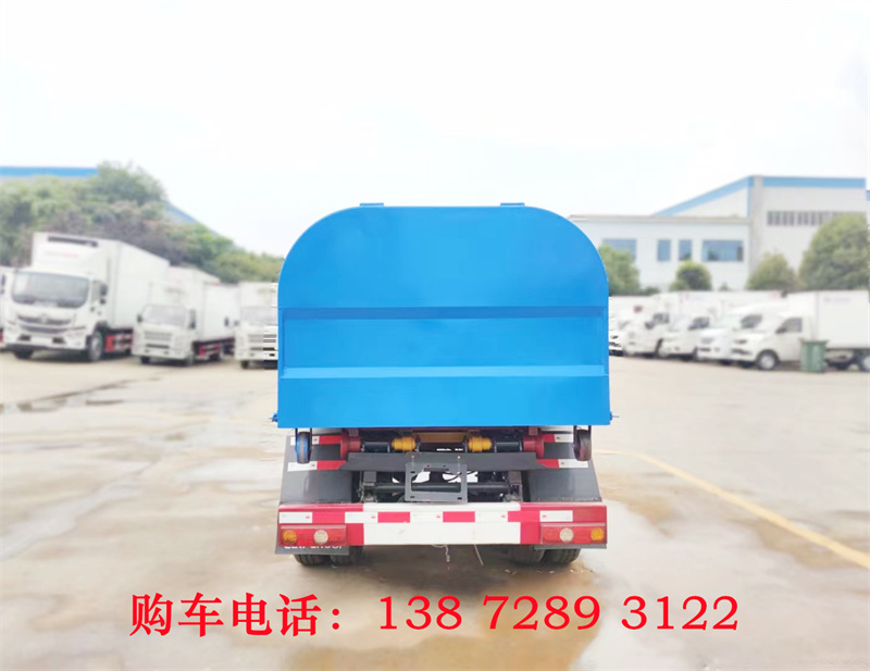 重庆10吨建筑车厢可卸垃圾车