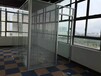 陕西汉中办公室玻璃隔断墙铝合金钢化玻璃双玻百叶高隔断隔音隔间