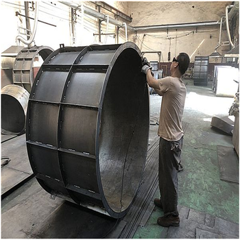 钢筋混凝土检查井模具，圆形预制构件井筒钢模厂家