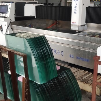 濟南汽車玻璃加工FX2515玻璃異形數控磨邊機