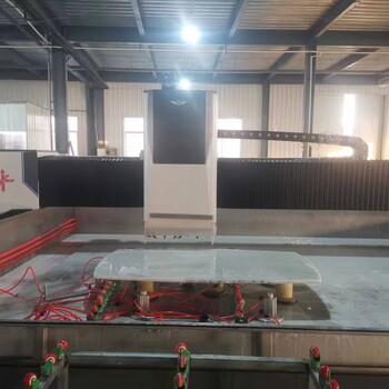 河北微晶石切割磨邊加工中心FX3015石材切割磨邊機