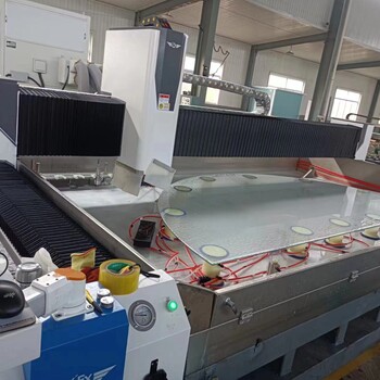 家具玻璃數(shù)控磨邊機FX2515玻璃加工中心磨邊拋光