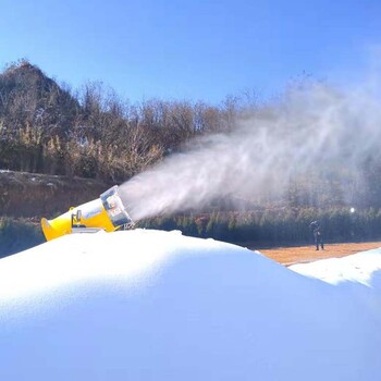 炮筒式造雪机造雪距离远覆盖面积大铺雪速度快全自动造雪机