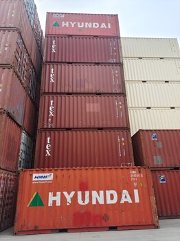 港口集裝箱海運二手貨柜出售