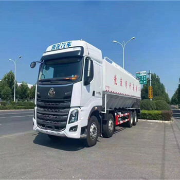 散裝飼料車車/康牧23.8噸四橋三軸飼料車