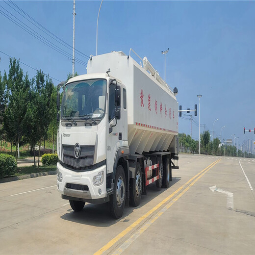 天锦散装饲料车/东风23.8吨四桥三轴饲料车