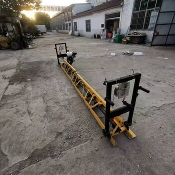 汽油整平機混凝土地面振動梁框架式6米手搖輪整平機