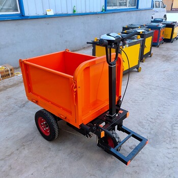 搬運(yùn)農(nóng)用灰斗電動(dòng)三輪車手掀自卸翻斗小型拉灰翻斗三輪車