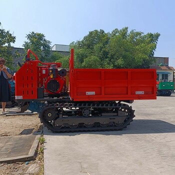 水坑行走履帶運(yùn)輸車山地果園爬山機(jī)小型山地履帶運(yùn)輸車