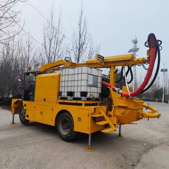 隧道濕噴機(jī)臂噴漿機(jī)機(jī)械手混凝土濕噴臺(tái)車(chē)全自動(dòng)混凝土濕噴臺(tái)車(chē)