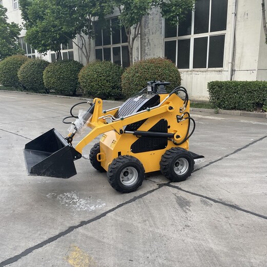迷你輪式滑移裝載機輪式燃油工程鏟車多功能農(nóng)用鏟車