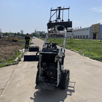 滑移裝載機養(yǎng)殖場工地四驅(qū)滑移小鏟車駕駛型輪式滑移裝載機