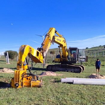 挖機液壓打樁機250液壓打樁錘打鋼板樁機廠家