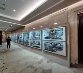 北京无缝展板租赁挂画展墙出租搭建