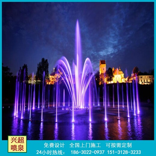 承德雙橋百變噴泉_承德雙橋湖面音樂噴泉承接各類噴泉