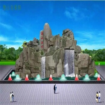 包頭假山設計_包頭承接水泥假山_包頭大型園林假山石材廠家
