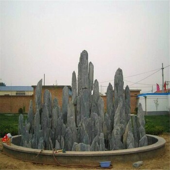 麗江水泥塑石假山施工,麗江塑石假山護坡,麗江假山制作