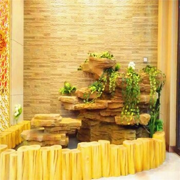 平頂山假山制作_平頂山承接水泥假山_平頂山小區(qū)千層石假山施工