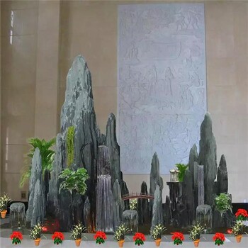 來(lái)賓假山設計_來(lái)賓塑石假山出售_來(lái)賓庭院假山廠(chǎng)家