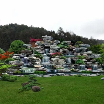 卢湾饭店假山卢湾塑石假山报价园林假山喷泉