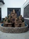 密云別墅魚池假山制作廠家