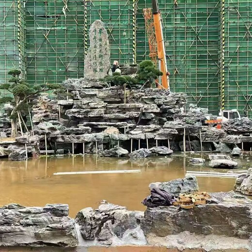梅州人工假山溶洞施工_梅州公園假山按需定制