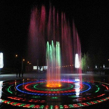 海南省直辖人工湖喷泉设计