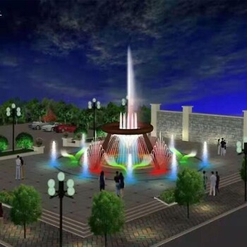 喀什喀什喷泉,喀什喀什公园广场水景装饰施工