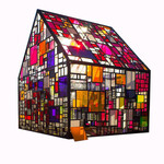 立震彩色房子出租出售七彩玻璃屋炫彩小屋拍照打卡设施