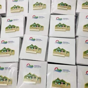 金屬冰箱貼定制景區博物館烤漆冰箱貼訂做個性創意國風琺瑯冰箱貼
