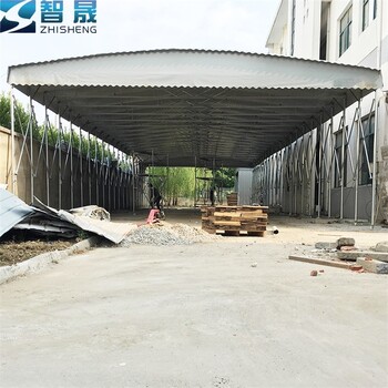 韶關(guān)仁化戶外帳篷伸縮推拉雨蓬移動遮陽雨棚定制施工ZSRH-06