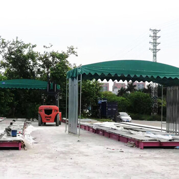 東莞橋頭廠房雨棚移動(dòng)推拉帳篷戶外遮陽(yáng)雨蓬服務(wù)中心ZSQT-06