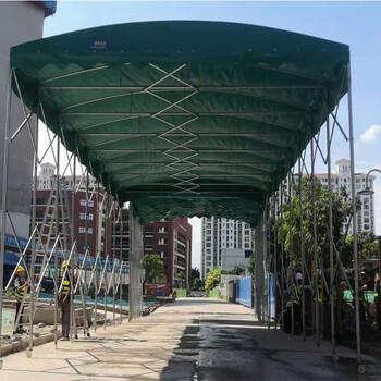 東莞橋頭廠房雨棚移動(dòng)推拉帳篷戶外遮陽(yáng)雨蓬服務(wù)中心ZSQT-06