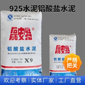 磊安特特種水泥廠耐火澆注料水泥925鋁酸鹽水泥生產(chǎn)廠家