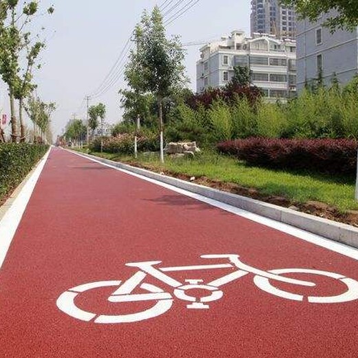 桂林沥青改色施工流程小区改造黑沥青改色路面施工材料