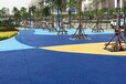 杭州人行道透水混凝土盲道施工价格彩色透水施工材料