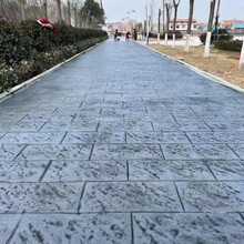 北海壓模路面施工隊工壓模地坪施工本地廠家圖片
