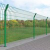 2米高圍墻鐵絲網綠色焊接網隔離柵浸塑護欄隔離柵美觀