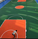 北京篮球场网球场报价硅PU塑胶材料