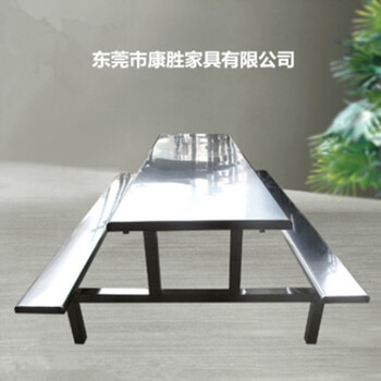 广州加厚食堂餐桌椅不锈钢制造可以使用很长时间