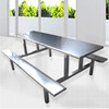 廣州學校食堂餐桌椅不銹鋼材質不易生銹使用壽命長
