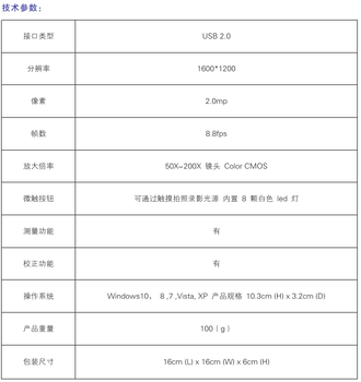 USB视频显微镜