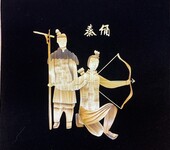 西安絲織錦卷軸畫絲綢之路陜西文化紀念收藏品