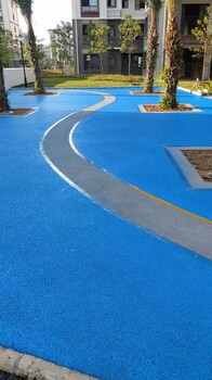 广西桂林彩色透水混凝土,艺术压花地坪材料施工彩色沥青路面沥青