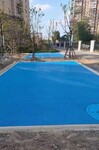 重庆渝中彩色透水施工材料，彩色透水地坪施工建设