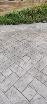 廣東江門壓花地坪哪種好#混凝土壓模地坪材料