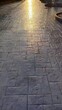 云南昆明压模混凝土压花地坪-彩色防滑坡道图片