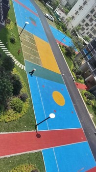 惠州透水混凝土路面施工建设彩色压花地坪