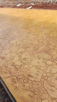 南寧壓花地坪模具施工情況_壓花壓印地面材料價格