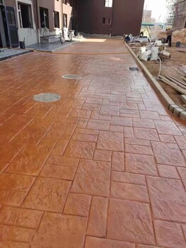 柳州混凝土壓花地坪_壓模道路模具有多少種